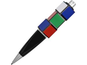 Ручка шариковая с вращающимися кубиками