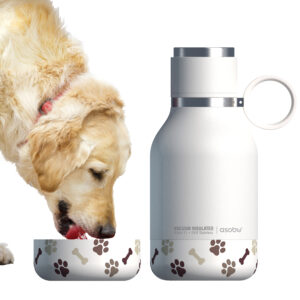 Термос для воды с миской для питомца Dog Bowl Bottle